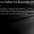 how to defeat bystander effect